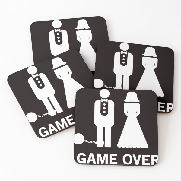 Item preview, Wedding. Game Over. Ball &amp;amp; Chain  designed and sold by NoteworApparel.