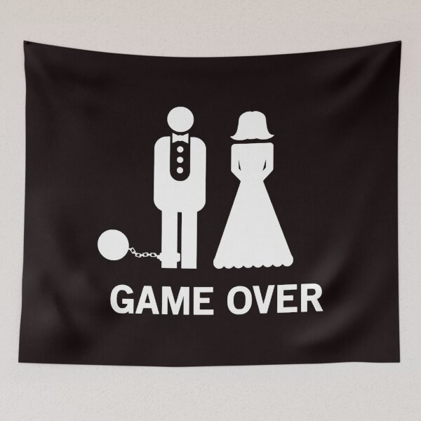 Item preview, Wedding. Game Over. Ball &amp;amp; Chain  designed and sold by NoteworApparel.