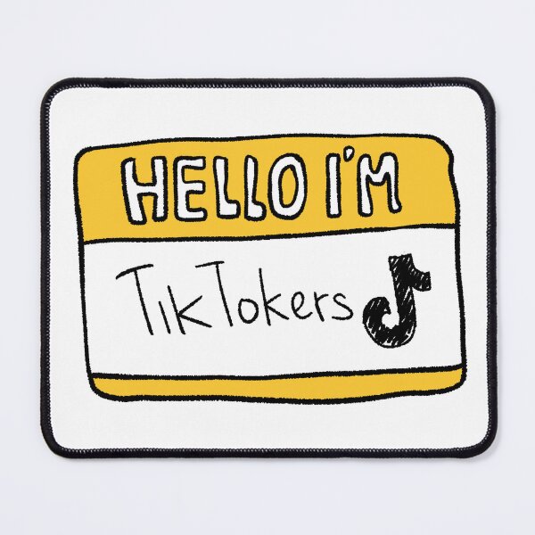 Item preview, Hello I’m TikTokers Name Tag Aesthetic Hand Drawn Graphic designed and sold by Childish by Design.
