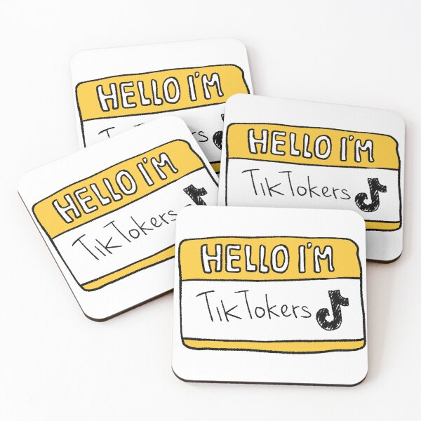 Item preview, Hello I’m TikTokers Name Tag Aesthetic Hand Drawn Graphic designed and sold by RNASstuff.