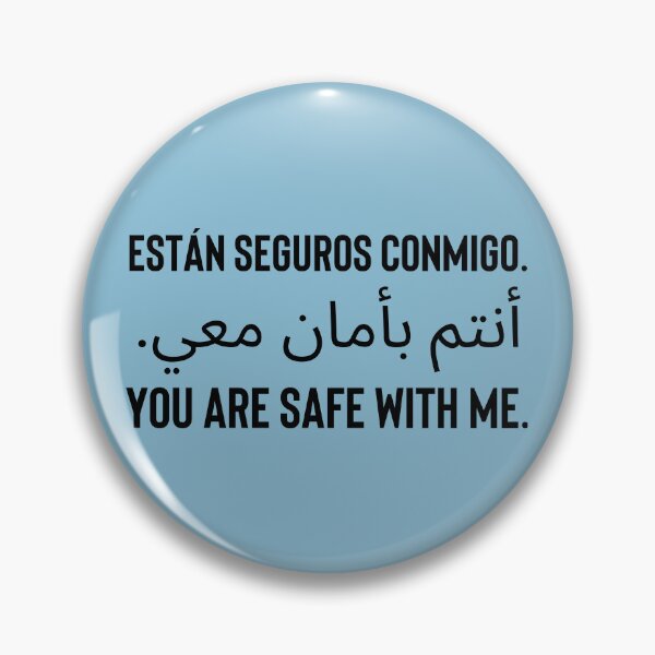 Item preview, Estás a salvo conmigo. (letra negra) designed and sold by mimsythe1st.