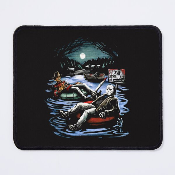 Item preview, Freddy Krueger And Jason Voorhees In Inner Tube Ca - rouvik 6372 designed and sold by Dev-aswin.