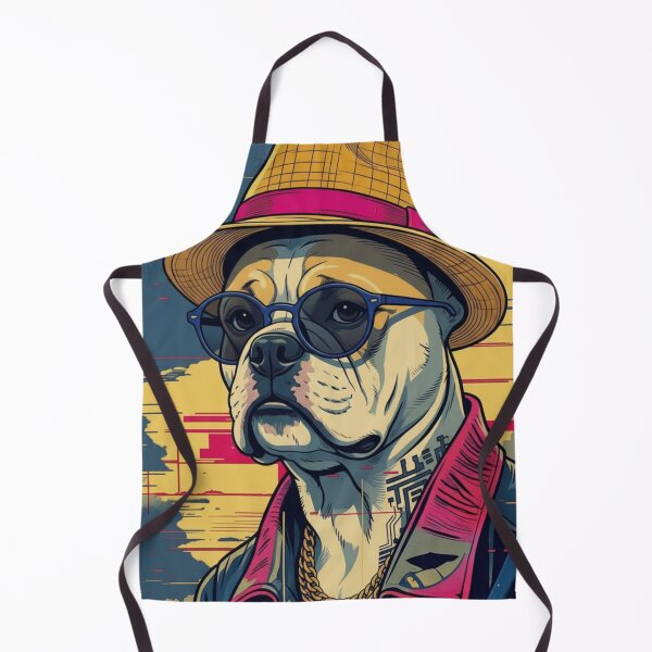 Item preview, Retro Pop Art Bulldog with Fedora designed and sold by CodeDragon Designs.