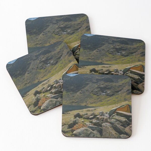 Item preview, Mountain Camping Adventure by a Remote Alpine Lake designed and sold by Clauando.