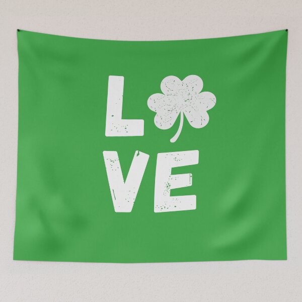 Item preview, Vintage Love Shamrock St Patricks Day Distressed Typography designed and sold by Lio-lio.