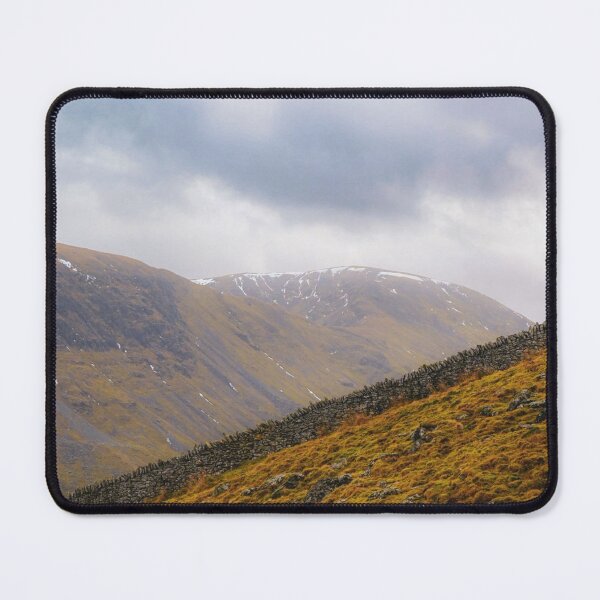 Item preview, Scenic Mountain Landscape with Rustic Stone Wall designed and sold by Clauando.