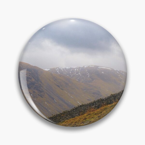 Item preview, Scenic Mountain Landscape with Rustic Stone Wall designed and sold by Clauando.