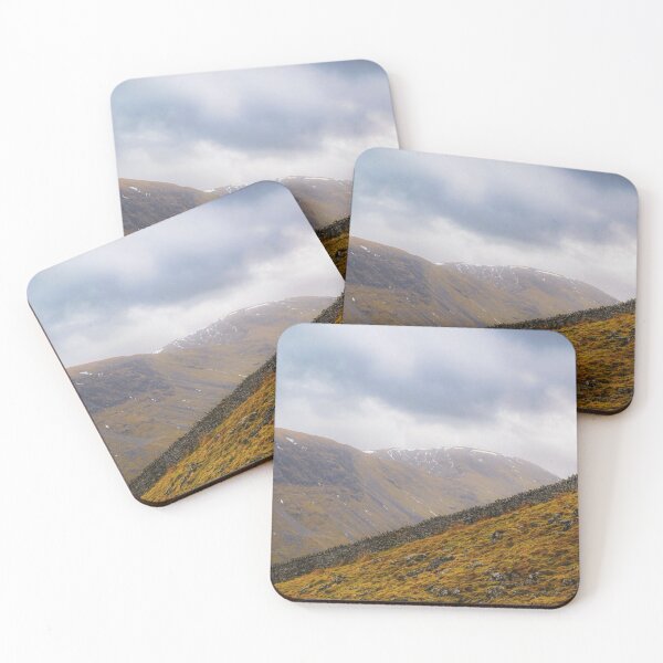 Item preview, Scenic Mountain Landscape with Rustic Stone Wall designed and sold by Clauando.