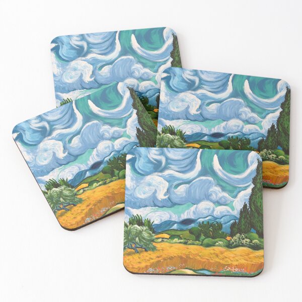 Item preview, Wheat Field and Cypress Tree designed and sold by HBOriginalsArt.