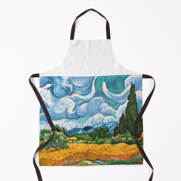 Item preview, Wheat Field and Cypress Tree designed and sold by HBOriginalsArt.