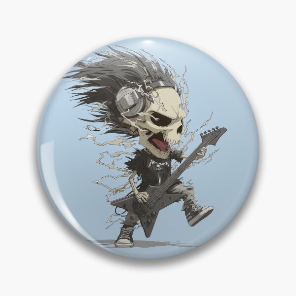 Item preview, Rocker Skeleton playing guitar designed and sold by SubliHardDraws.
