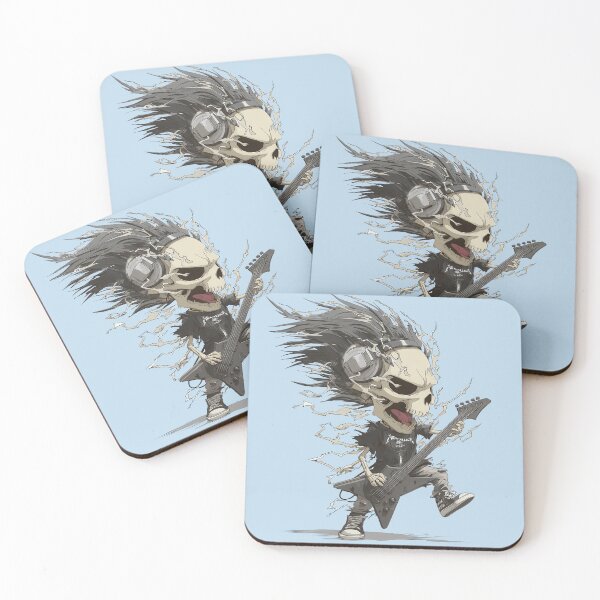 Item preview, Rocker Skeleton playing guitar designed and sold by SubliHardDraws.