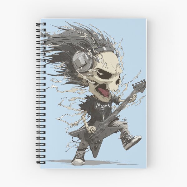 Item preview, Rocker Skeleton playing guitar designed and sold by SubliHardDraws.