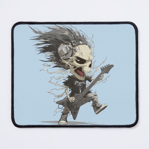 Item preview, Rocker Skeleton playing guitar designed and sold by SubliHardDraws.