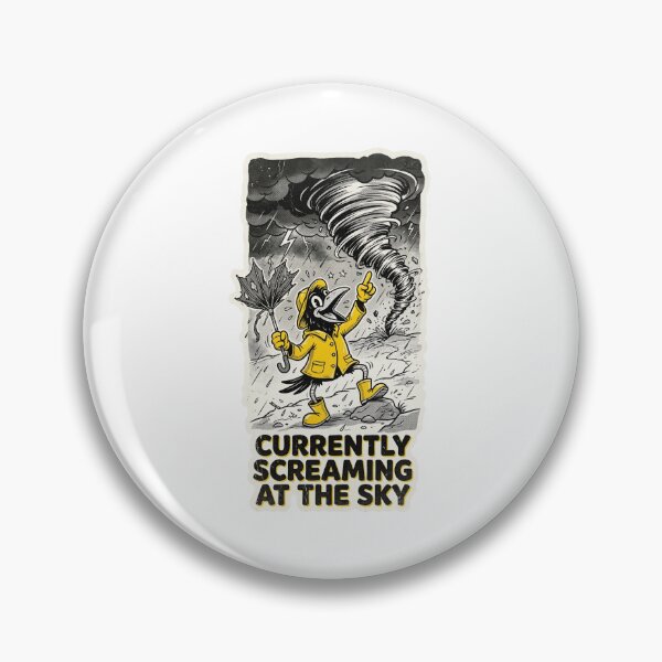 Item preview, Chaos Forecaster - 1930s Storm Chaser Crow designed and sold by HiruK.