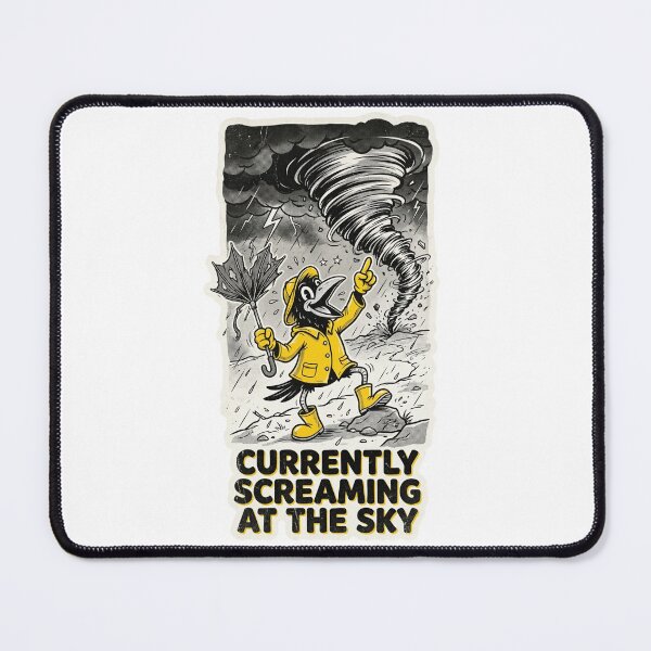 Item preview, Chaos Forecaster - 1930s Storm Chaser Crow designed and sold by HiruK.