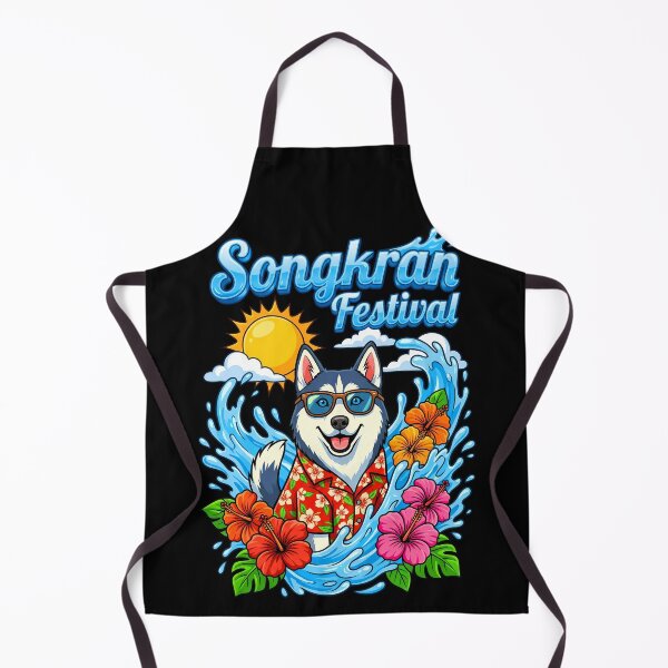Item preview, Siberian Husky Summer Sunglasses Water Splash Songkran designed and sold by Tong4130.