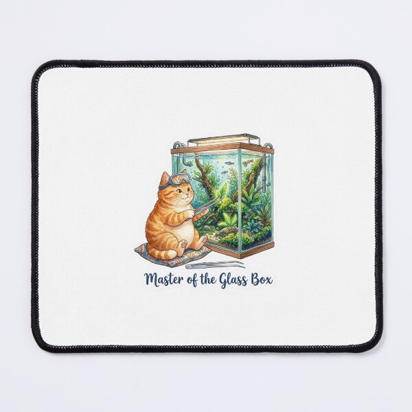 Item preview, Master of the Glass Box - Aquascaping Cat designed and sold by HiruK.
