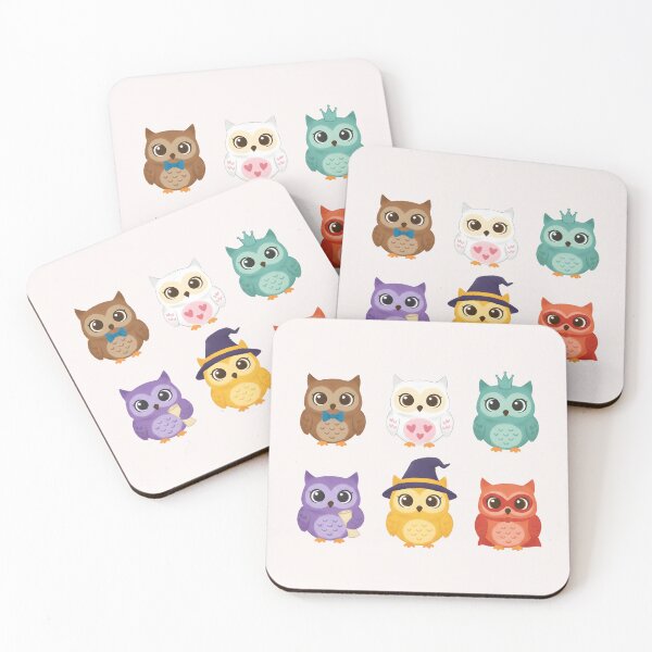 Item preview, Cute Kawaii Owl Collection designed and sold by naragon4289.