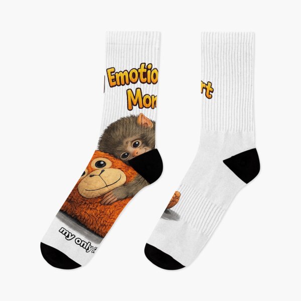 Item preview, My Emotional Support Monkey Cute Design designed and sold by PlynGraphics.
