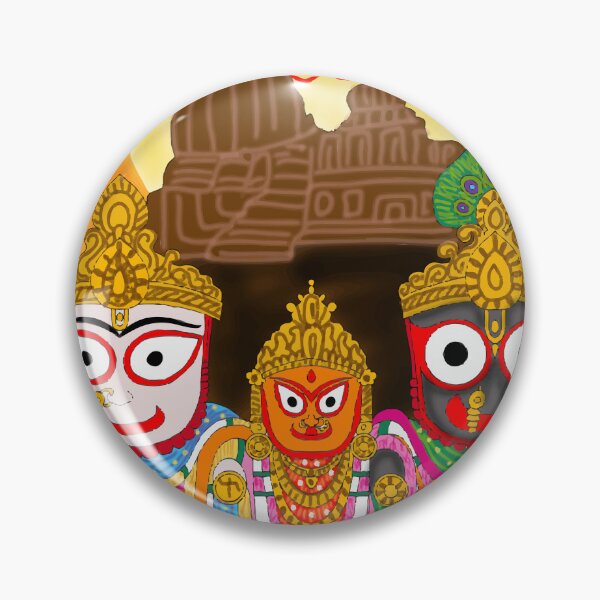 Item preview, Lord Jagannath Sacred Design – Traditional Hindu Deity Art designed and sold by Harshit_Digital_Arts.