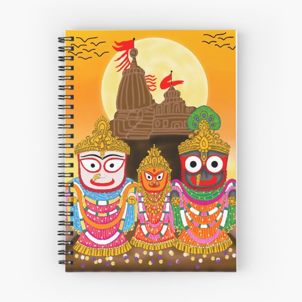 Item preview, Lord Jagannath Sacred Design – Traditional Hindu Deity Art designed and sold by Harshit_Digital_Arts.