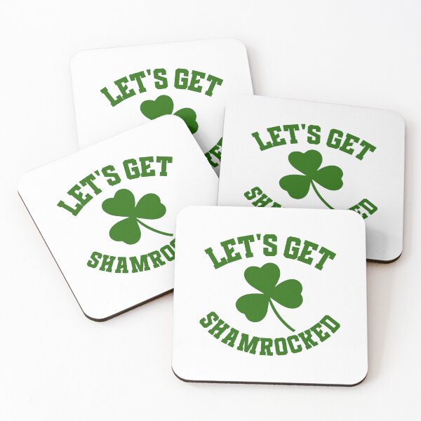 Item preview, Let's Get Shamrocked - Funny St. Patrick's Day Shamrock Pun designed and sold by AnAzArt.