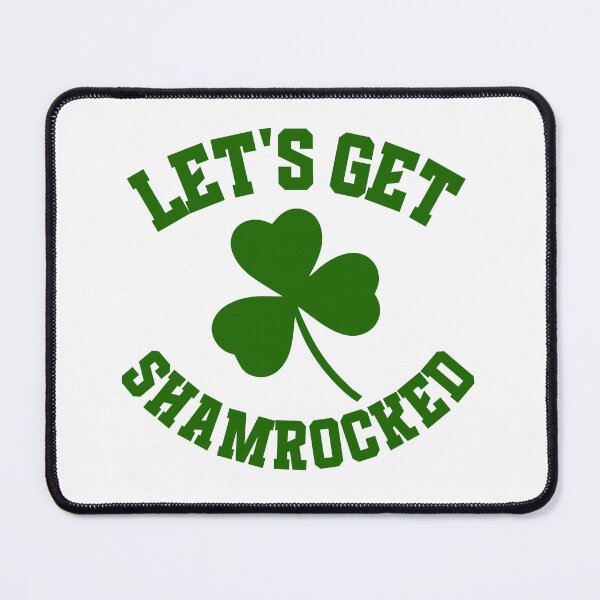 Item preview, Let's Get Shamrocked - Funny St. Patrick's Day Shamrock Pun designed and sold by AnAzArt.