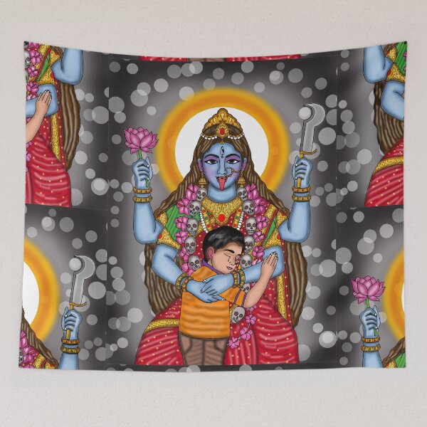 Item preview, Goddess Kali Divine Design – Powerful Hindu Goddess Spiritual Artwork designed and sold by Harshit_Digital_Arts.