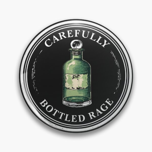 Item preview, Carefully Bottled Rage | Vintage Apothecary Potion designed and sold by VENOHA.