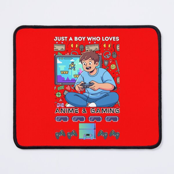 Item preview, Just A Boy Who Loves Anime & Gaming designed and sold by Tokyotopia.