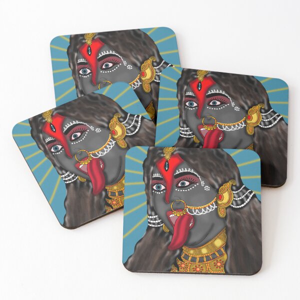 Item preview, Kali Maa Spiritual Design – Sacred Hindu Goddess Illustration designed and sold by Harshit_Digital_Arts.