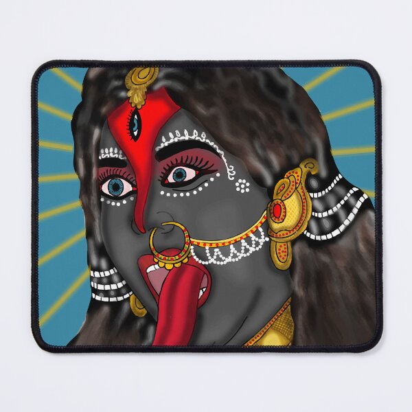 Item preview, Kali Maa Spiritual Design – Sacred Hindu Goddess Illustration designed and sold by Harshit_Digital_Arts.