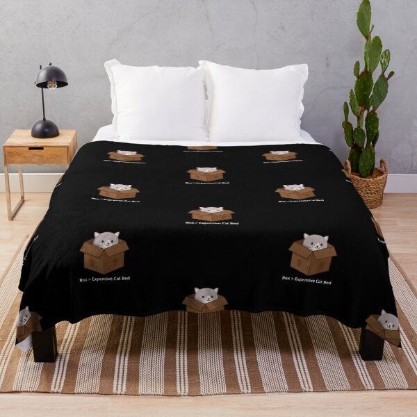 Item preview, Box > Expensive Cat Bed (B) Funny Cat designed and sold by Sachie's Studio.
