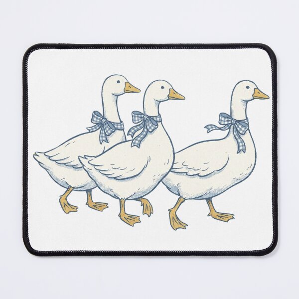 Item preview, Three Blue Retro Geese designed and sold by Lbeck1869.