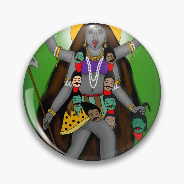 Item preview, Goddess Kali Sacred Illustration – Mystical Hindu Shakti Artwork designed and sold by Harshit_Digital_Arts.