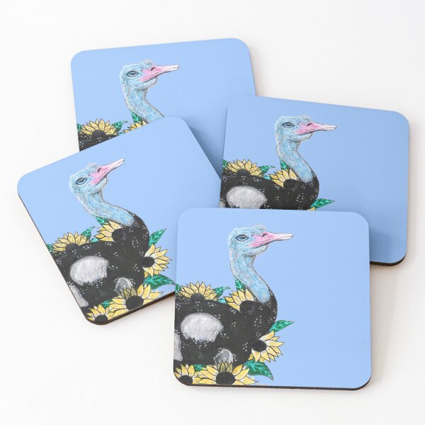 Item preview, Dusty Blue Ostrich designed and sold by Ruby Tiger Creations.