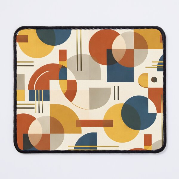 Item preview, Bauhaus Abstract Geometric Pattern – Mid Century Modern Retro Design designed and sold by Lumora Realm.