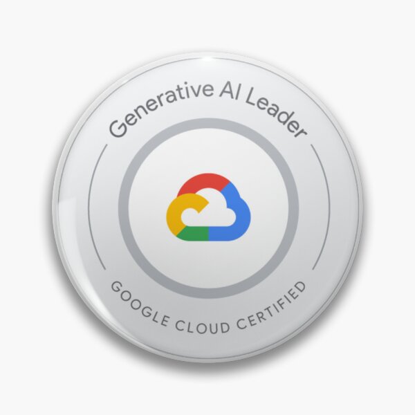 Item preview, Generative AI Leader certification by Google Cloud designed and sold by stickerartisan.