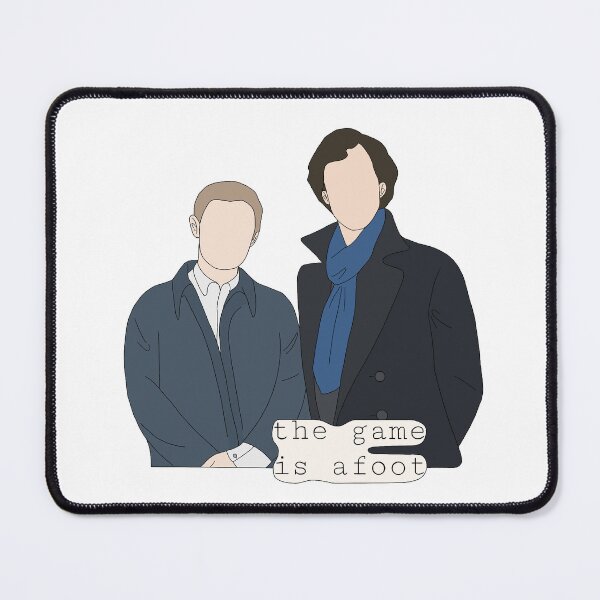 Item preview, Sherlock and Watson designed and sold by MiffyAndFudge.