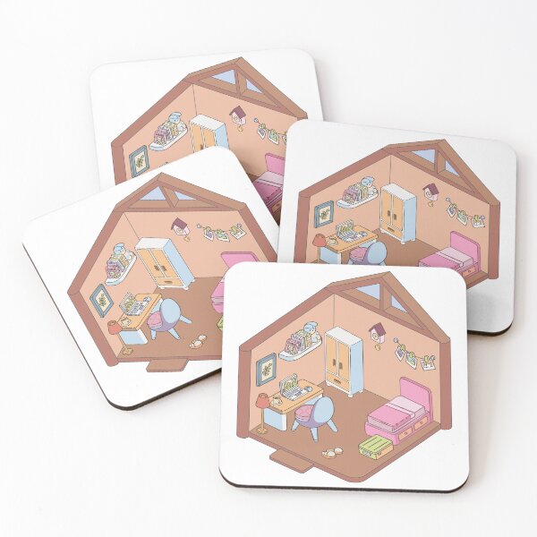 Item preview, dollhouse room pastel designed and sold by retrocreations|.