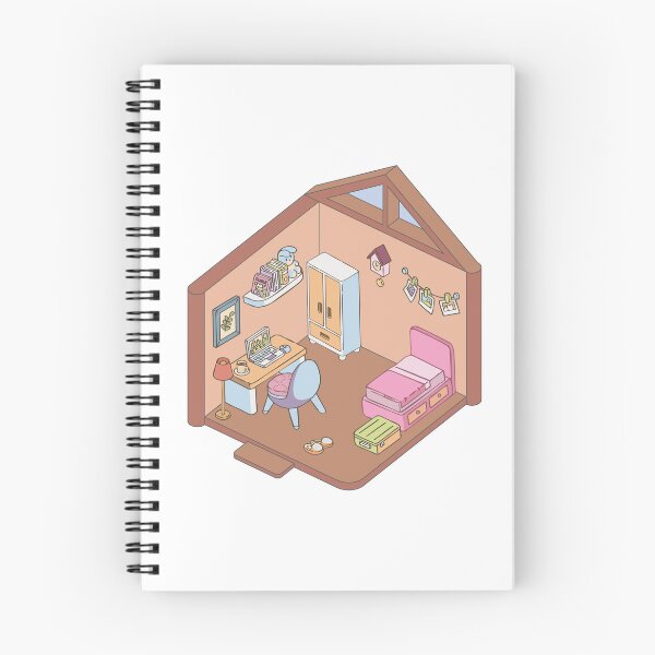 Item preview, dollhouse room pastel designed and sold by retrocreations|.