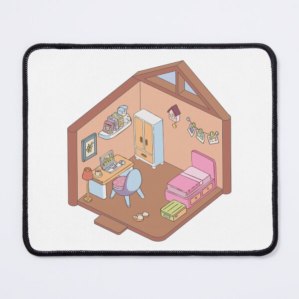 Item preview, dollhouse room pastel designed and sold by retrocreations|.