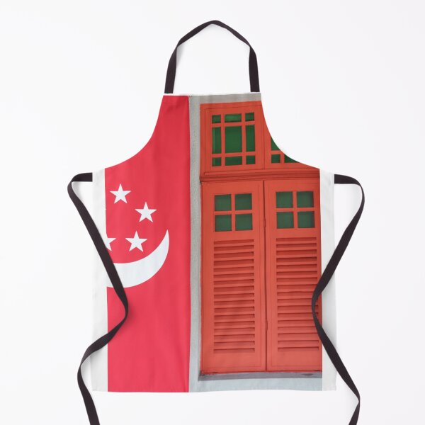 Item preview, Singapore Flag & Peranakan Shutters designed and sold by Micki Selvitella.