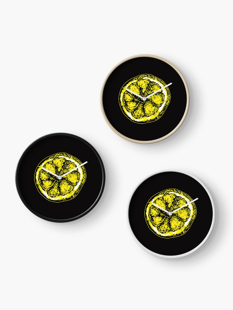 Thumbnail 3 of 4, Clock, Stone Roses Merch The Stone Roses Lemon Ringer designed and sold by Briggs56.