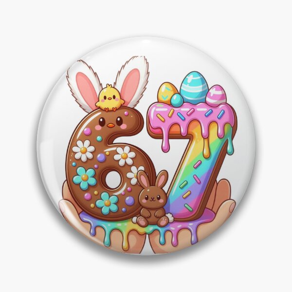 Item preview, Cute Kawaii Easter 67 Bunny & Chick Candy Numbers designed and sold by PixelVibe782.