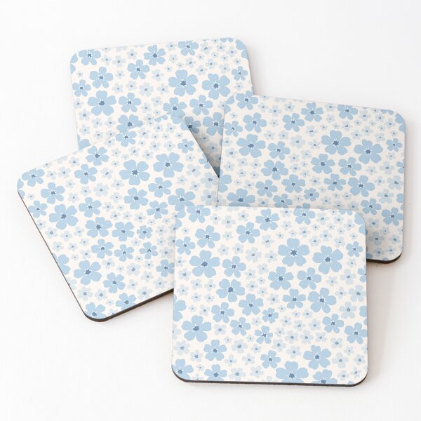 Item preview, Coquette Blue Flower Floral Pattern designed and sold by Bonita Faye.