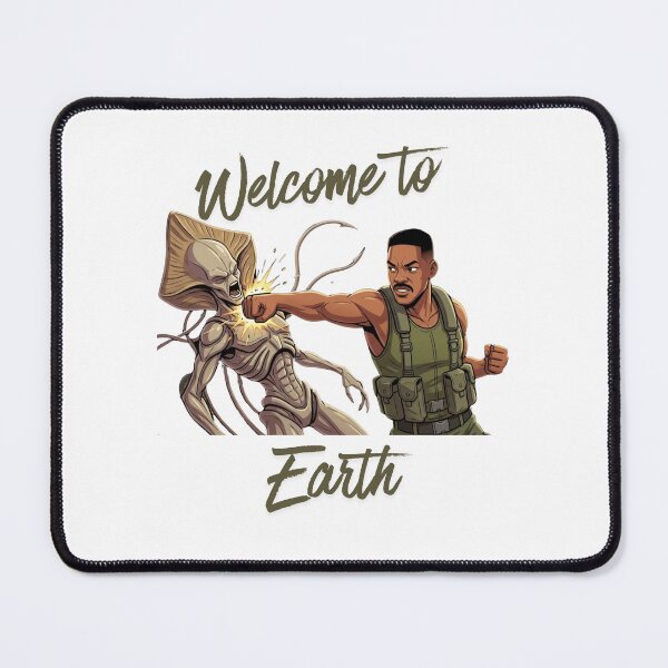 Item preview, Welcome to earth: Epic Alien Punch Action Hero independence day designed and sold by mcdis25.