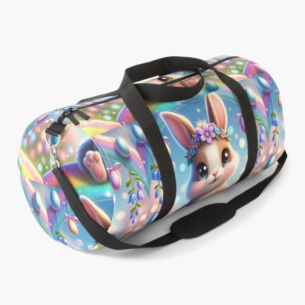 Item preview, Cute Kawaii Easter Bunny on Rainbow Fantasy designed and sold by PixelVibe782.
