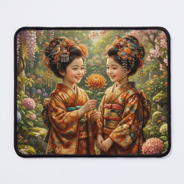 Item preview, Pretty girls with flowers designed and sold by LaWorldDesign.